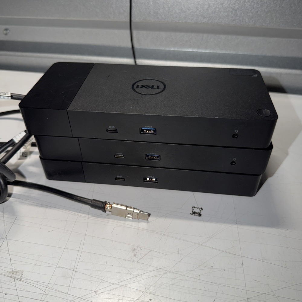 LOT OF 3 DELL PERFORMANCE DOCK WD19 WD19S Docking Stations No Power Supplies